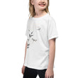 Walk With A Purpose Haiku With Dragonfly on Youth Short Sleeve T-Shirt