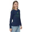 Binary Instructions To Keep Moving The World Forward With Venusian Earth In Green on Youth Long Sleeve T-Shirt