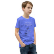 Walk With A Purpose Haiku With Dragonfly on Youth Premium T-Shirt