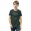 Walk With A Purpose Haiku With Dragonfly on Youth Premium T-Shirt