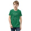 Walk With A Purpose Haiku With Dragonfly on Youth Premium T-Shirt