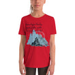 Dream Bigger Haiku With Mountains on Youth Premium T-Shirt