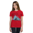 Dream Bigger Haiku With Mountains on Youth Premium T-Shirt