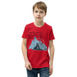 Dream Bigger Haiku With Mountains on Youth Premium T-Shirt