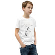 Walk With A Purpose Haiku With Dragonfly on Youth Premium T-Shirt