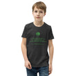 Binary Instructions To Keep Moving The World Forward With Venusian Earth In Green on Youth Premium T-Shirt