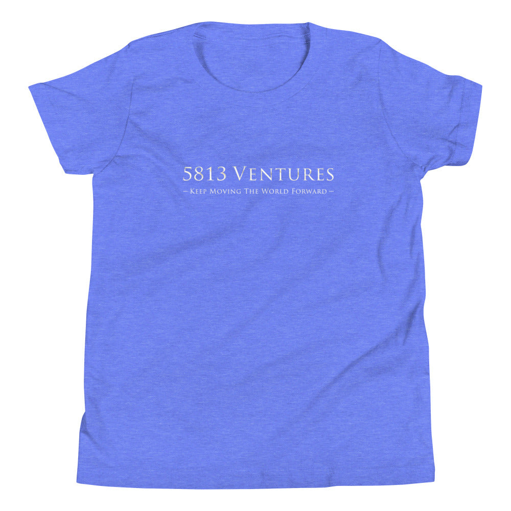 5813 Ventures Logo In Pearl on Youth Premium T-Shirt