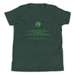 Binary Instructions To Keep Moving The World Forward With Venusian Earth In Green on Youth Premium T-Shirt